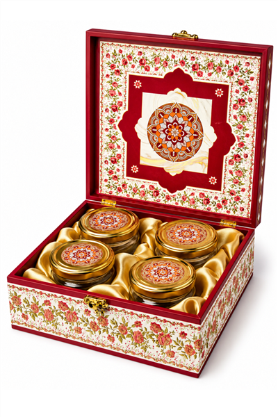 MDF 4-Jar Luxury Box